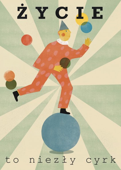 Life is a circus Poster Life is a circus Poster