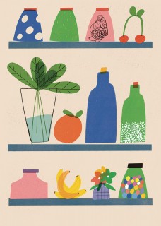 Colorful Kitchen Poster