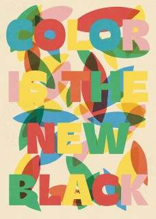 Plakat Color Is The New Black