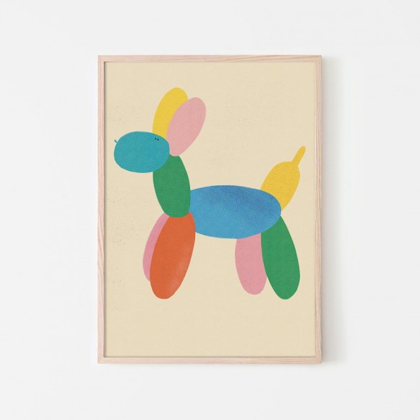 Plakat Balonowy pies Plakat Balonowy pies