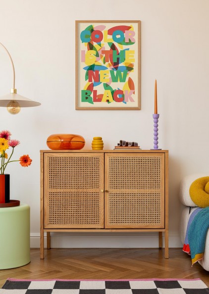 Plakat Color Is The New Black Plakat Color Is The New Black