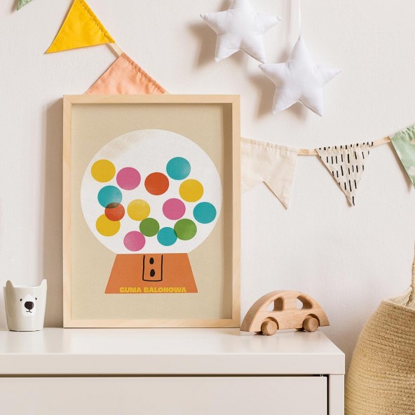 Plakat Guma Balonowa