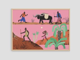 African Landscape Poster 2