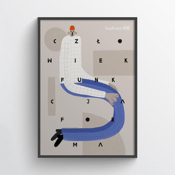 Plakat Człowiek Funkcja Forma