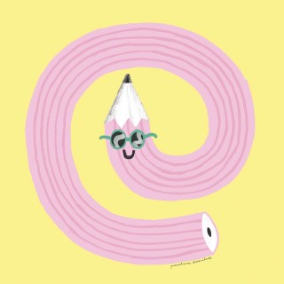 Twisted Pencil Poster