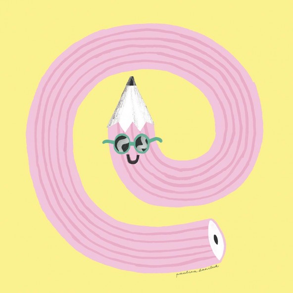 Plakat Zakręcony Ołówek Plakat Zakręcony Ołówek