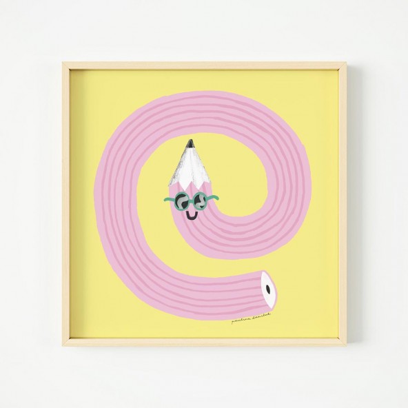 Twisted Pencil Poster Twisted Pencil Poster