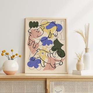 Composition with dogs Poster 2