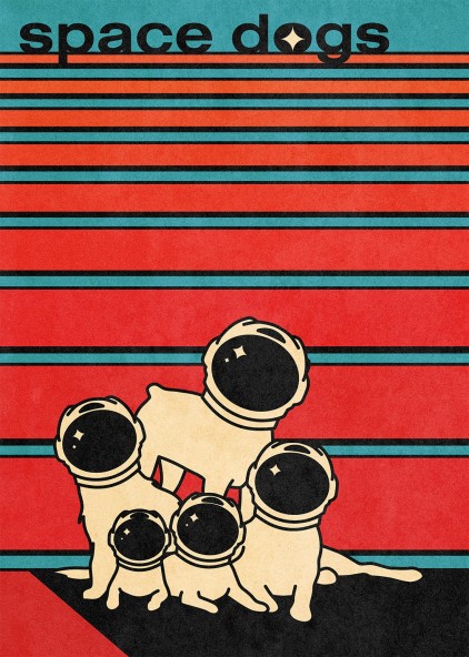 Space dogs II Poster Space dogs II Poster