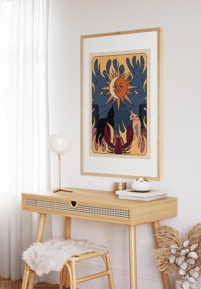 Tarot dogs Poster