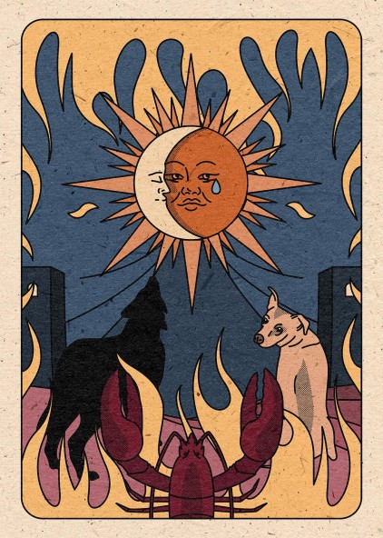 Tarot dogs Poster