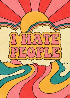 Plakat Hate People
