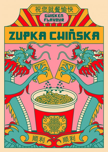 Plakat Zupka Chińska