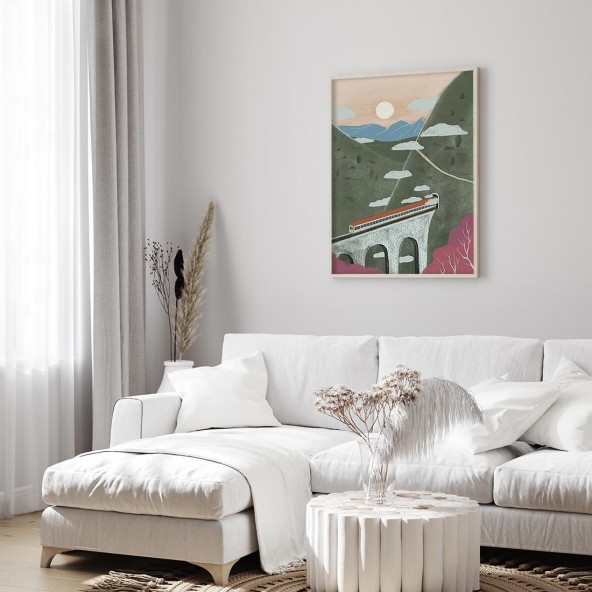 Plakat Pociąg Plakat Pociąg