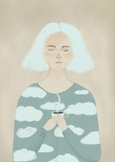 Plakat Niebiańska Kawka