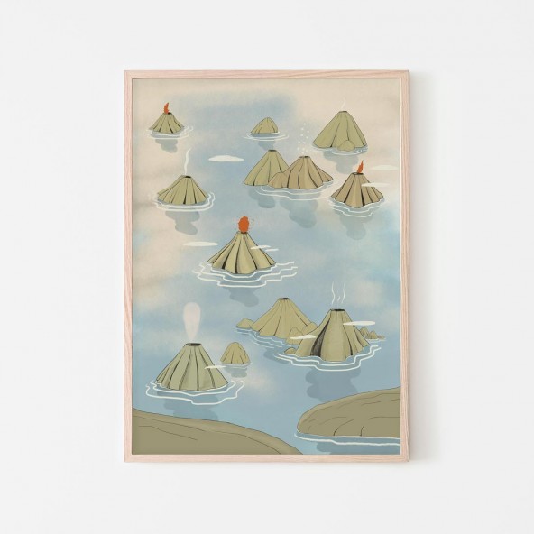 Volcanoes Poster Volcanoes Poster