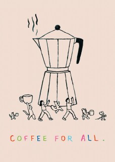 Plakat Coffee for all