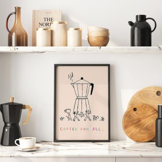 Plakat Coffee for all 2