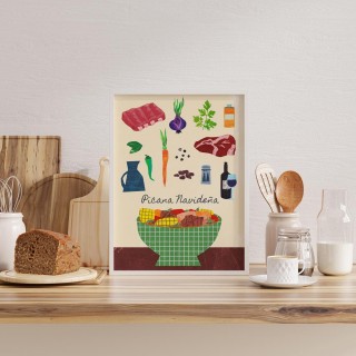 Plakat Picana navideña 2