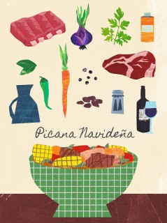 Plakat Picana navideña