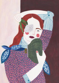 Plakat Girl with the flower