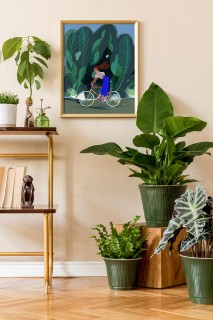 Plakat Rowerzystka 2