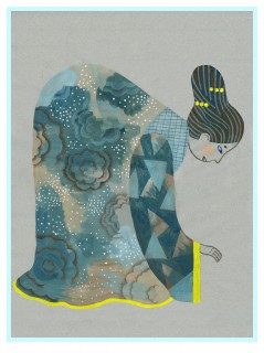 Invisible cat Art Print