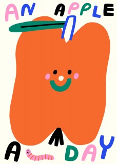 Plakat An Apple A Day