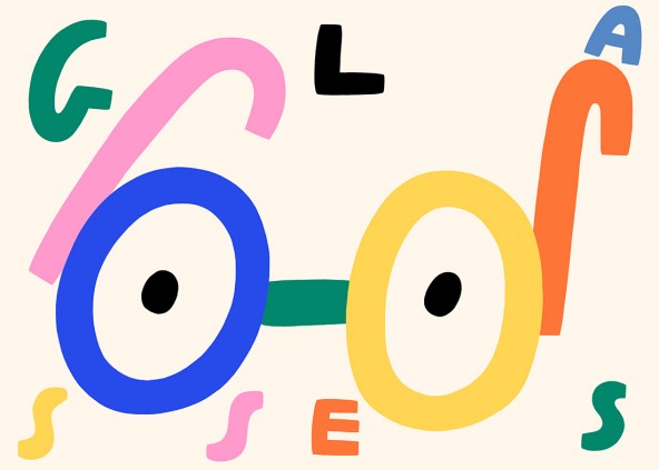 Glasses Poster Glasses Poster