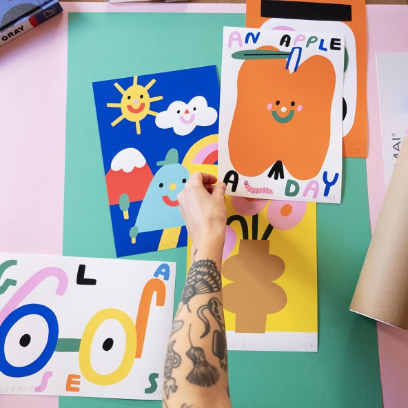 An Apple A Day Poster An Apple A Day Poster