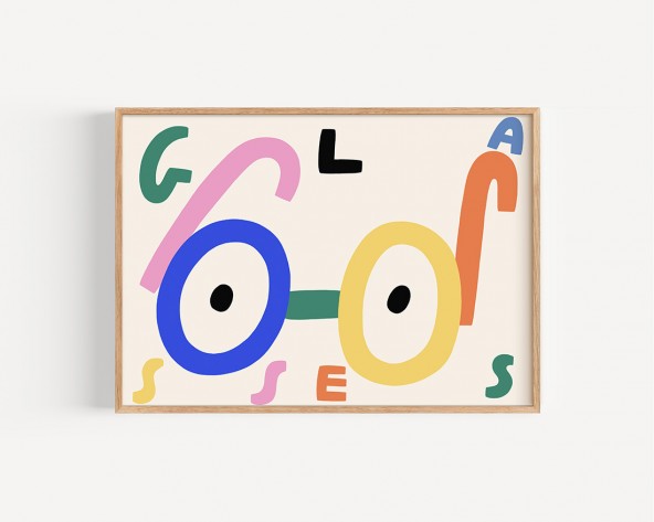 Glasses Poster Glasses Poster