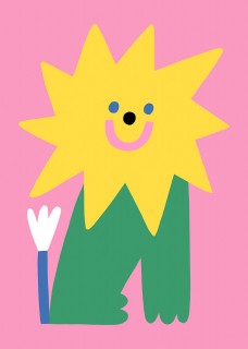 Lion Star Poster