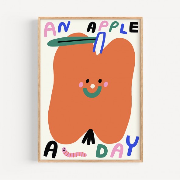 An Apple A Day Poster An Apple A Day Poster