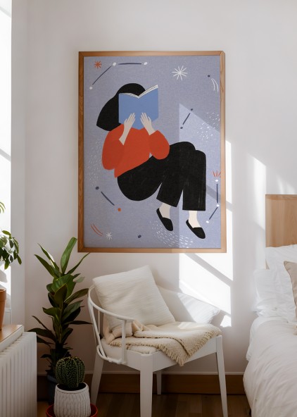 Plakat Wait I'm reading