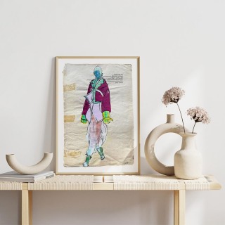 Plakat Colorful Posture 2
