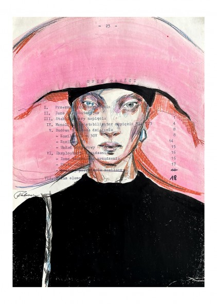 Plakat Pink Hat