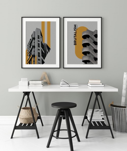 Plakat Brutalist Cut Plakat Brutalist Cut