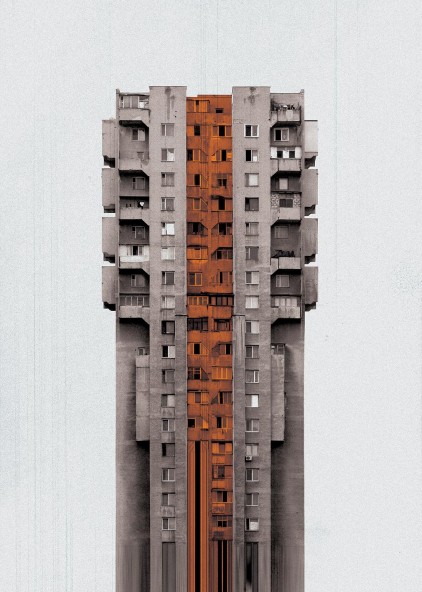 Distorted Mass Poster