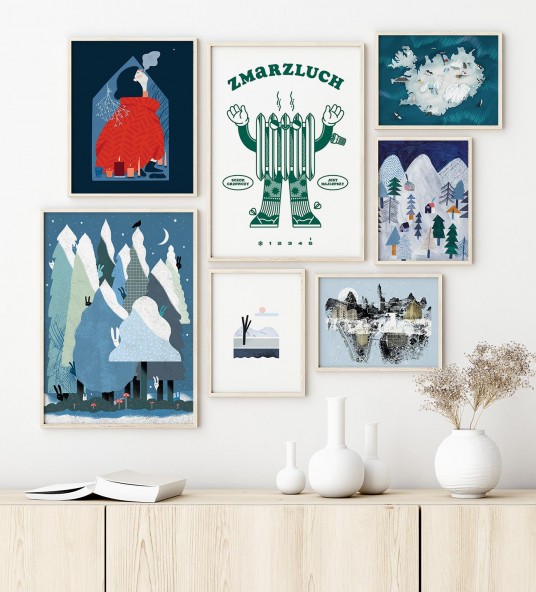 Winter Wonderland Gallery Wall