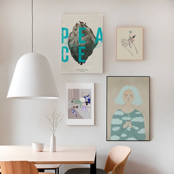 Galeria plakatów Peace & Freedom