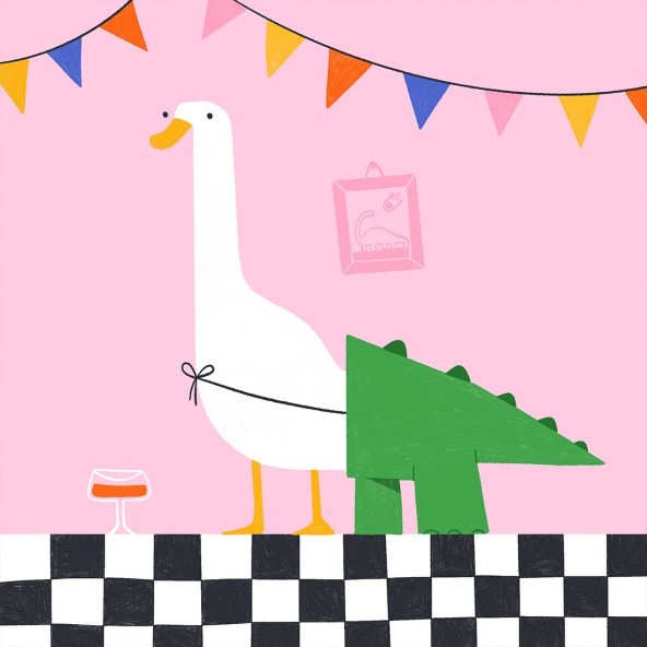 Plakat Gęsiozaur Plakat Gęsiozaur