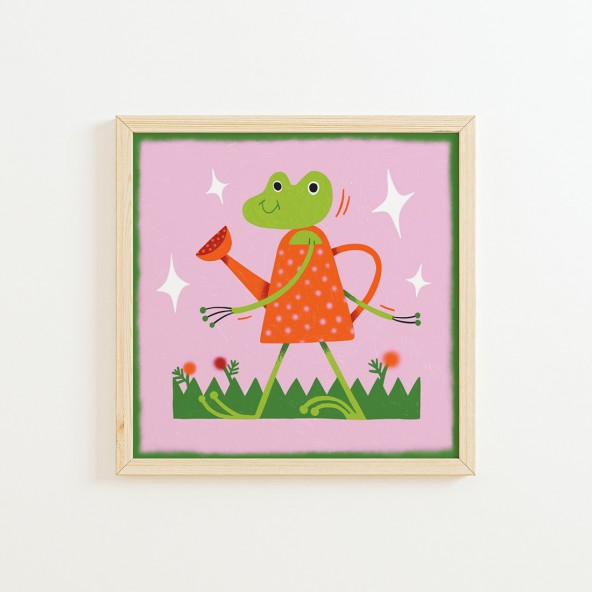 Frog Poster Frog Poster