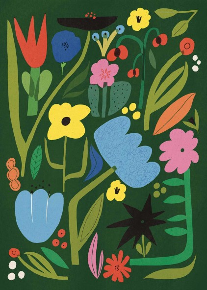 Plakat Dzikie Kwiaty