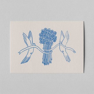 Mini Poster Doves