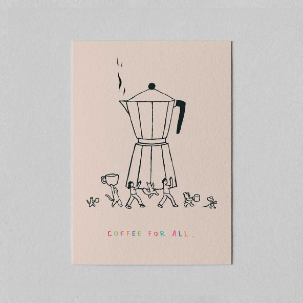 Mini Poster Coffee for all Mini Poster Coffee for all