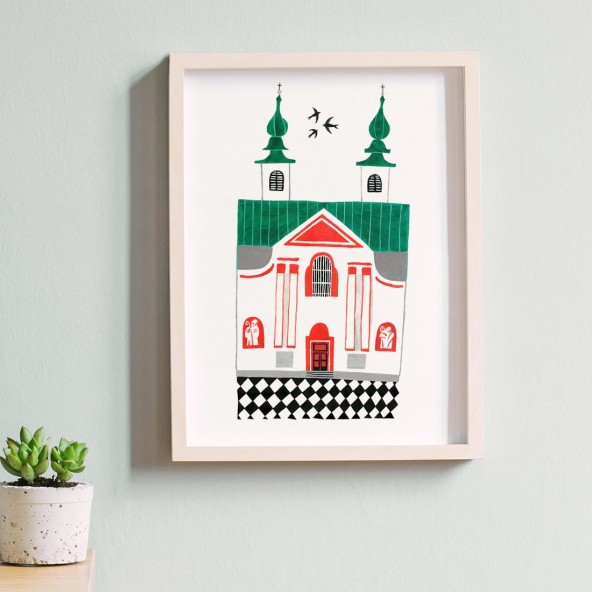 Bielański Church Poster