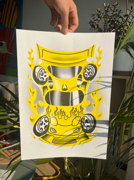 Slammed Art Print Slammed Art Print