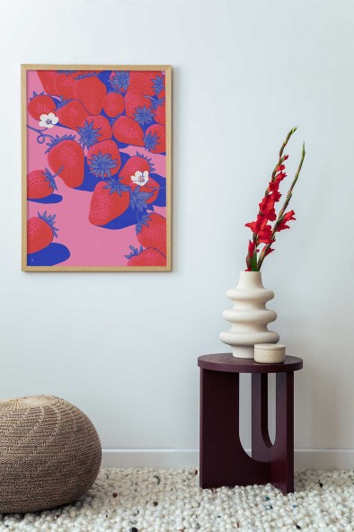 Strawberries Poster Strawberries Poster