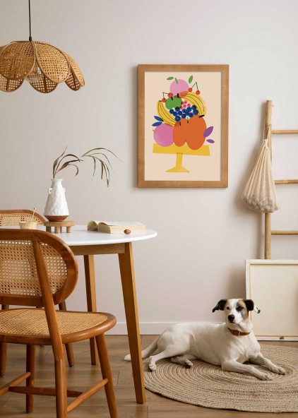 Colorful Fruit Poster