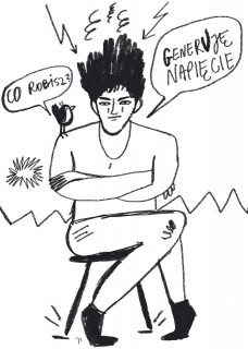 Plakat Generuję napięcie